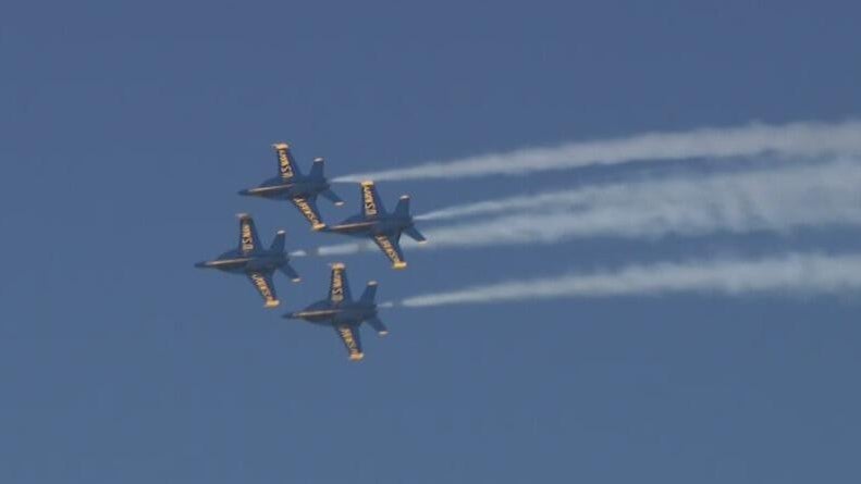 Blue Angels roar back over San Francisco after weather conditions threaten Fleet Week show — CBS Bay Area (KPIX), Carmel-by-the-Sea Arts news