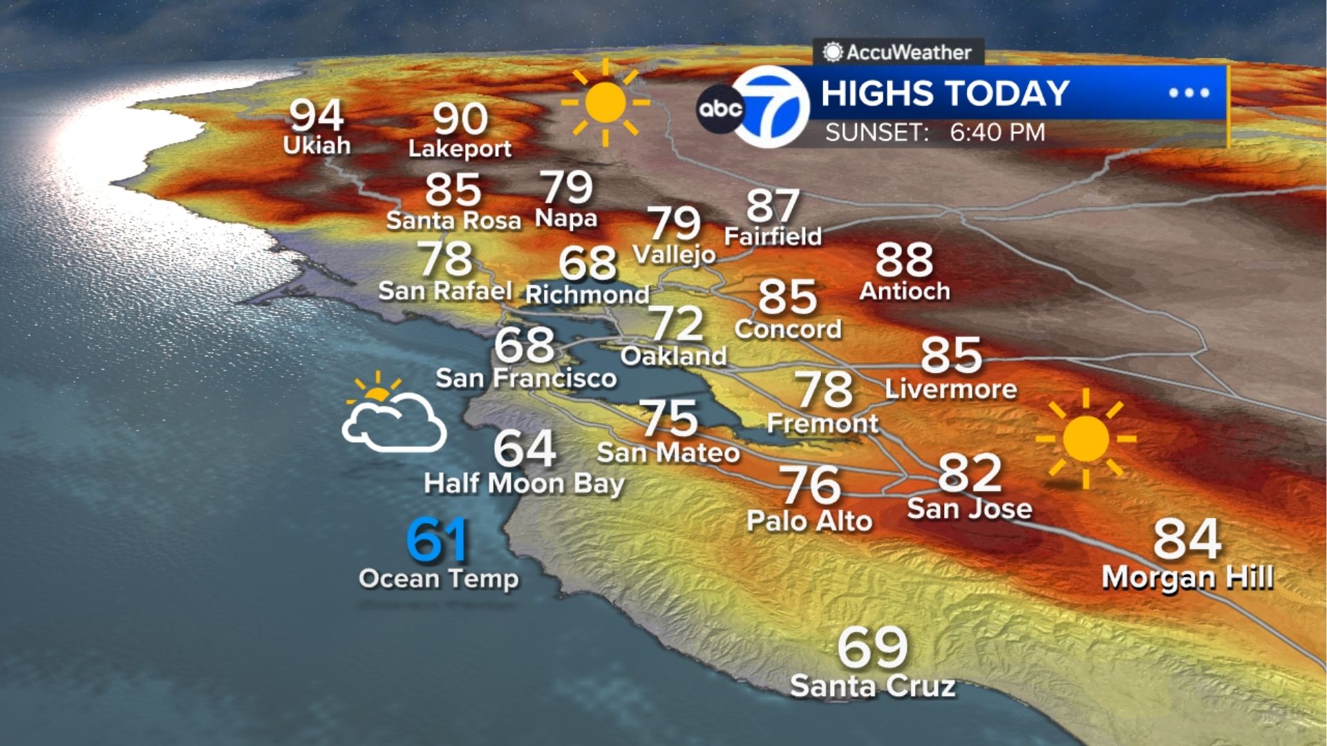 AccuWeather Forecast: Relief from heat is here with fog along the coast
       — ABC 7 Bay Area, Carmel-by-the-Sea Community news