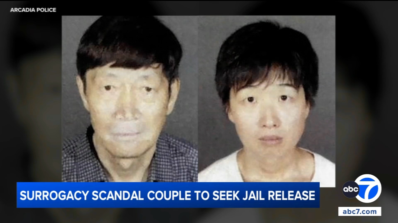 California couple accused in surrogacy scandal to seek release from jail, attorneys say
       — ABC 7 Bay Area, Carmel-by-the-Sea Community news