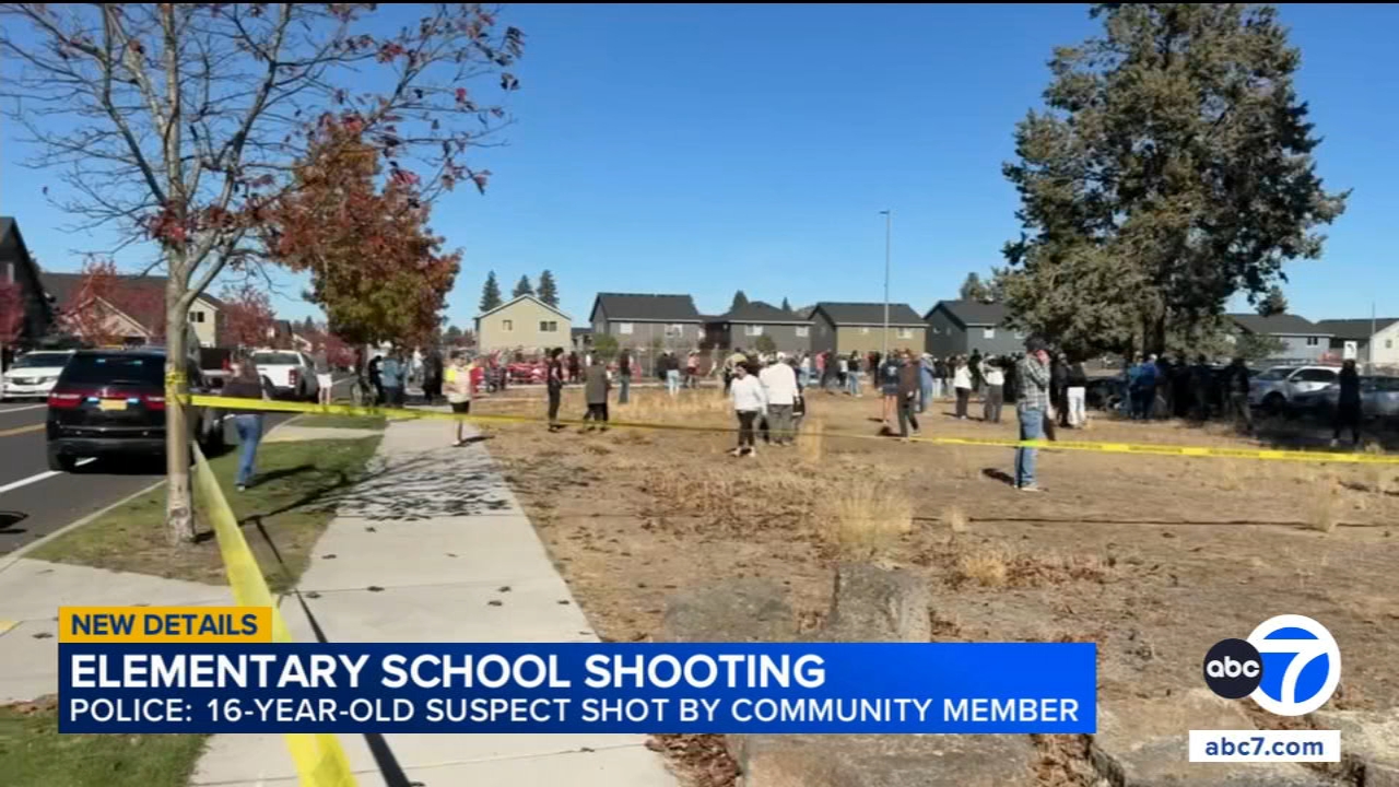 3 children, 1 teacher killed in shooting at Bend, Oregon elementary school; teen shooter also dead: Police
       — ABC 7 Bay Area, Carmel-by-the-Sea Schools news