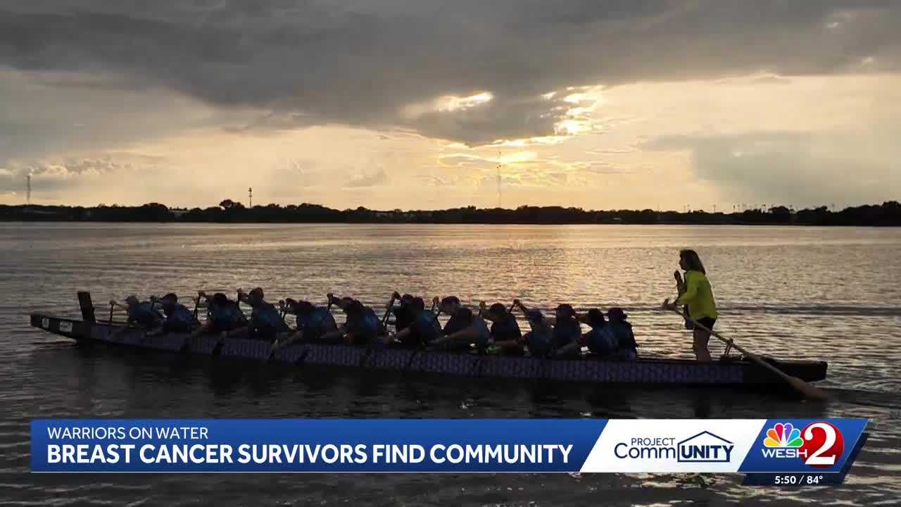 Breast cancer survivors find strength and sisterhood on Orlando dragon rowing team — WESH 2 Orlando, Carmel-by-the-Sea Sports news