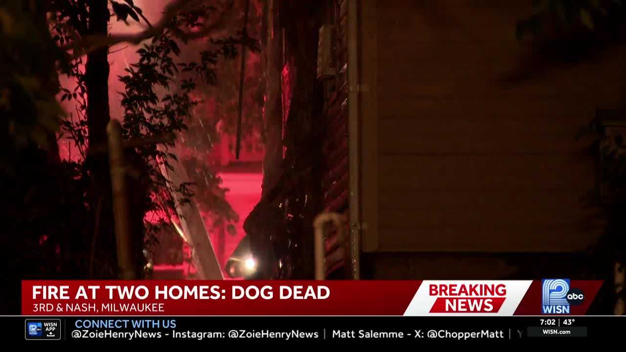 Dog killed during overnight fire that spread from one Milwaukee home to a second — WISN 12 Milwaukee, Carmel-by-the-Sea Community news